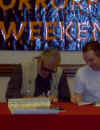 GeorgeSigning.JPG (86464 bytes)